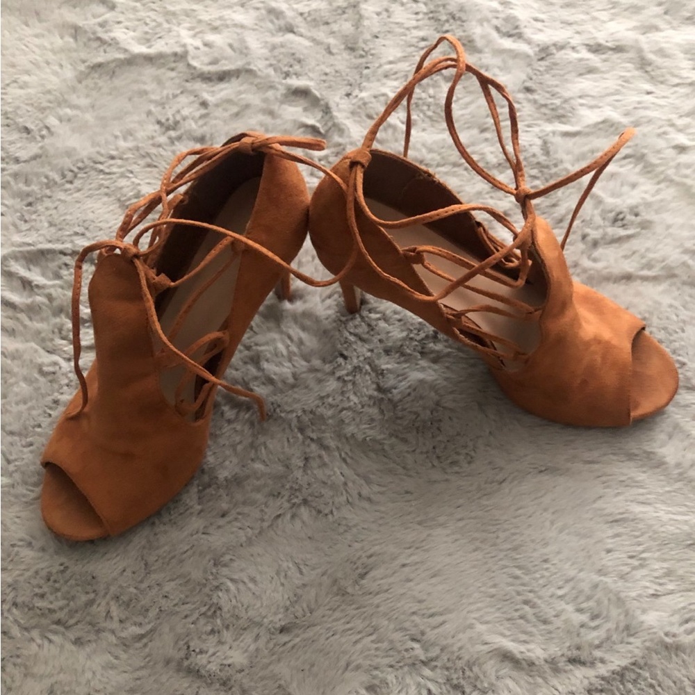 Suede heels